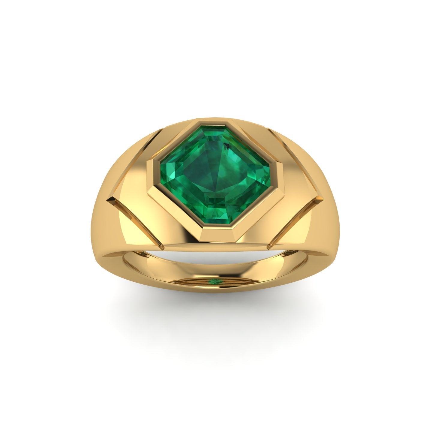 Emerald Pinky Ring
